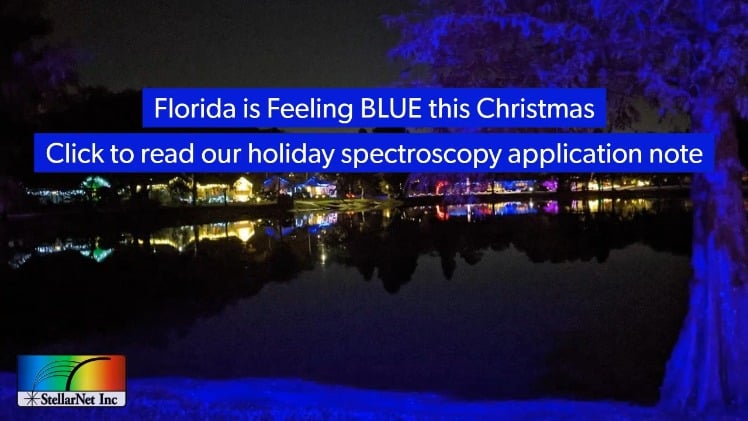 2021 Holiday Light Measurement Special- Feeling Blue this Christmas?