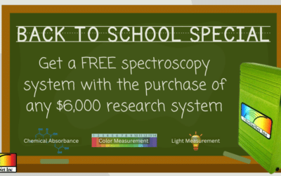 Back to School Special 2023 – FREE Spectrometer Promotion
