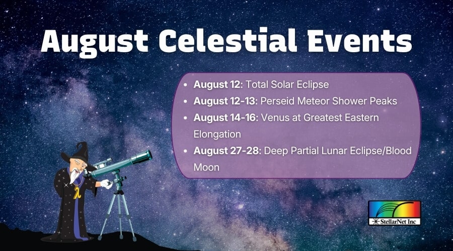 August Celestial Events