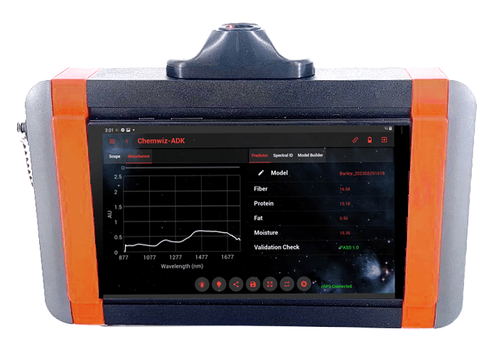 ChemWiz-ADK Grain Analyzer-Barley Calibration