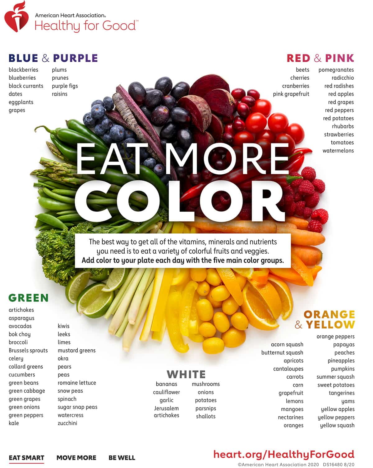 Eat More Color- American Heart Association
