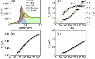 Exciton and lattice dynamics in low-temperature processable CsPbBr3 thin-films