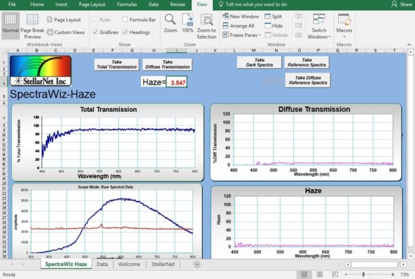 Haze Measurement System - StellarNet, Inc.