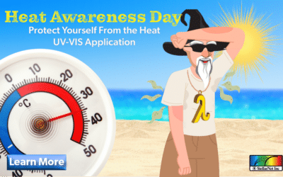 Spectroscopy of Sunburns: Heat Awareness Day