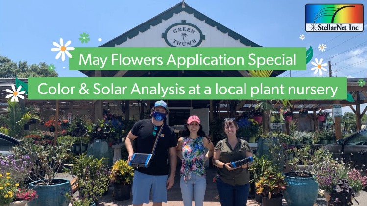 May Flowers Application Special – StellarNet Team visits Local Plant Nursery