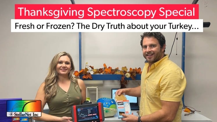 Thanksgiving Spectroscopy Special- Fresh or Frozen? The Dry Truth about your Turkey…