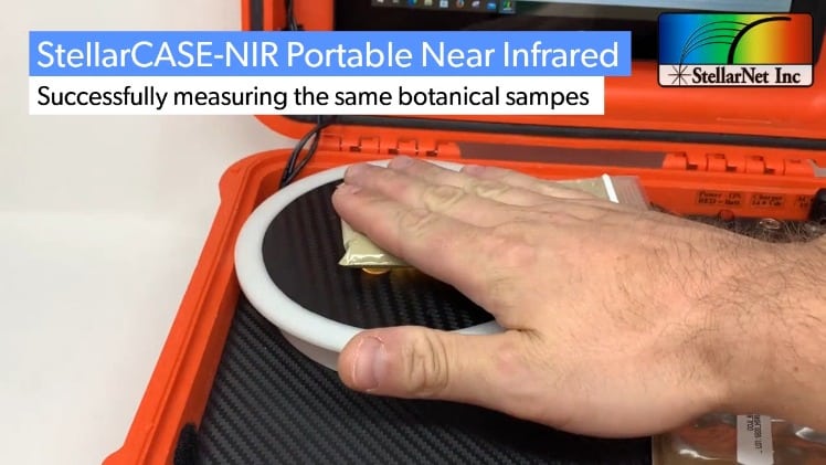 NIR analysis of organic and botanical samples