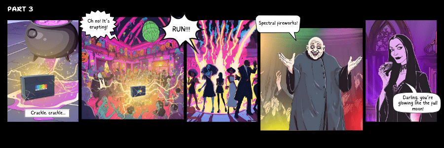 One row comic Halloween part3.1