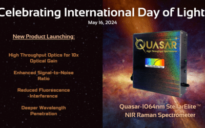 Launching the Quasar-1064nm Raman Spectrometer: StellarElite™ Performance with 10x Optical Gain
