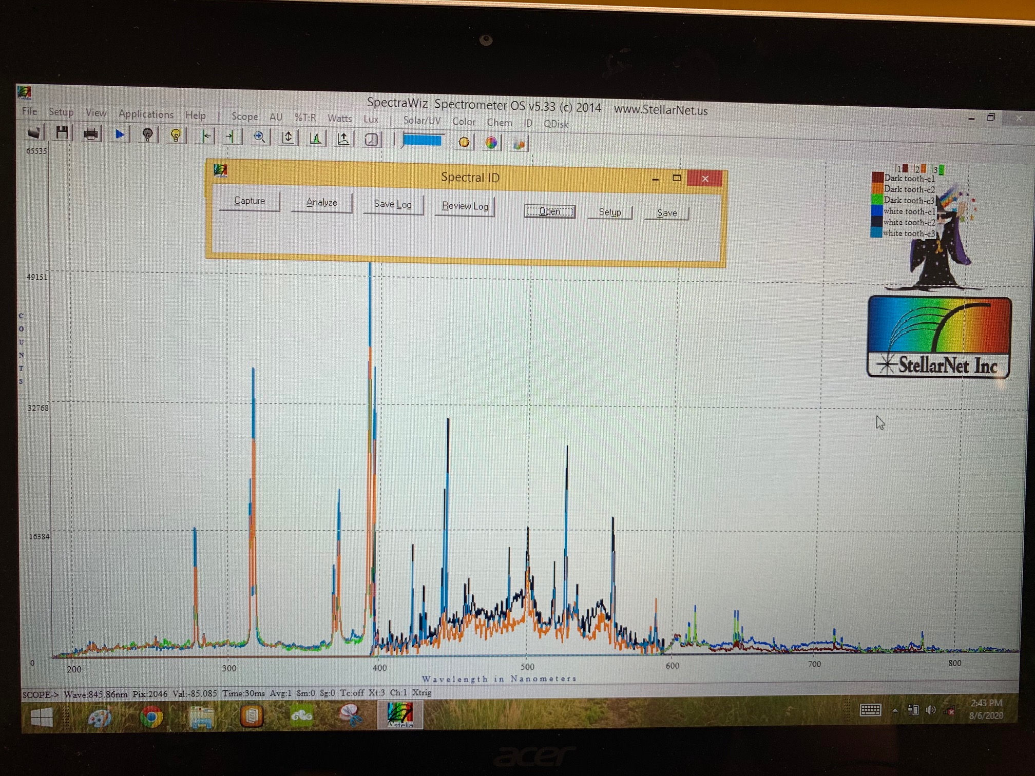 Spectra Compare