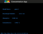 SpectraWiz Mobile Concentration App