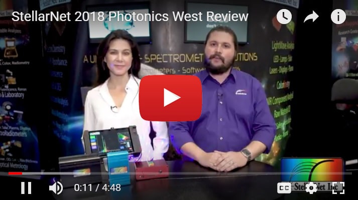 2018 StellarNet News – Photonics West Conference Updates