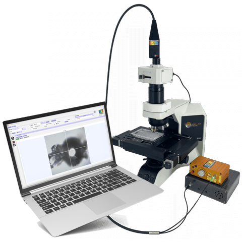 StellarNet Thin Film Measurement System for non-contact thin film thickness measurement using optical reflectance and transmission spectroscopy to characterize single-layer and multilayer films across semiconductor, solar, display, optical coating, and photonic device applications.