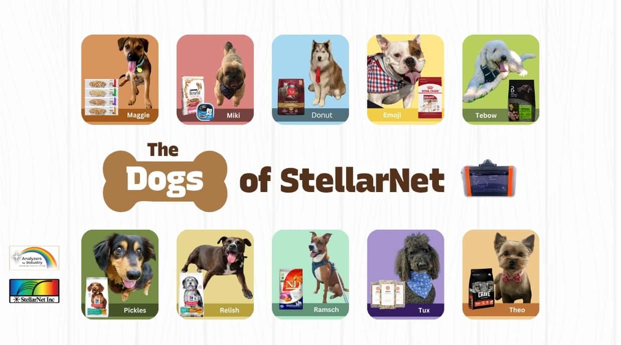 The Dogs of StellarNet and the ChemWiz-ADK™ NIR Feed and Pet Food Analyzers