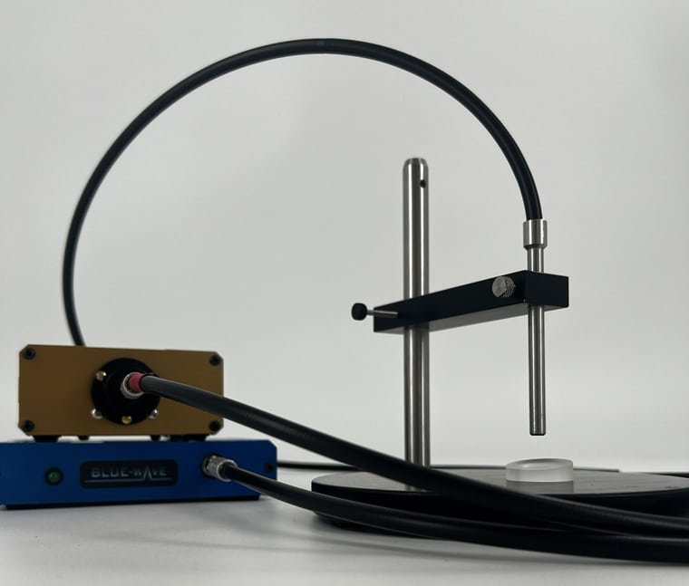 StellarNet Thin Film Measurement System for non-contact thin film thickness measurement using optical reflectance and transmission spectroscopy to characterize single-layer and multilayer films across semiconductor, solar, display, optical coating, and photonic device applications.