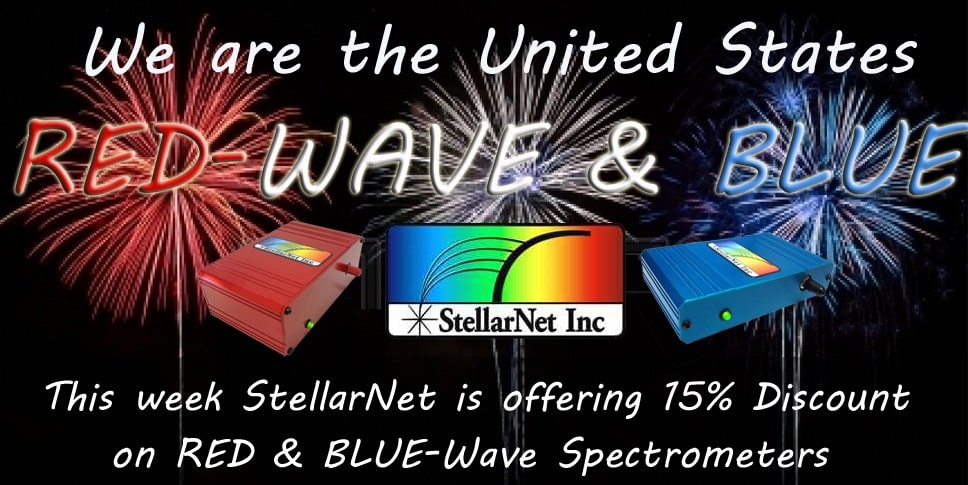 United States Spectrometer Promo- RED-Wave & BLUE